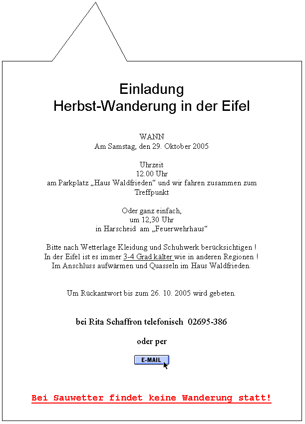 Einladung
